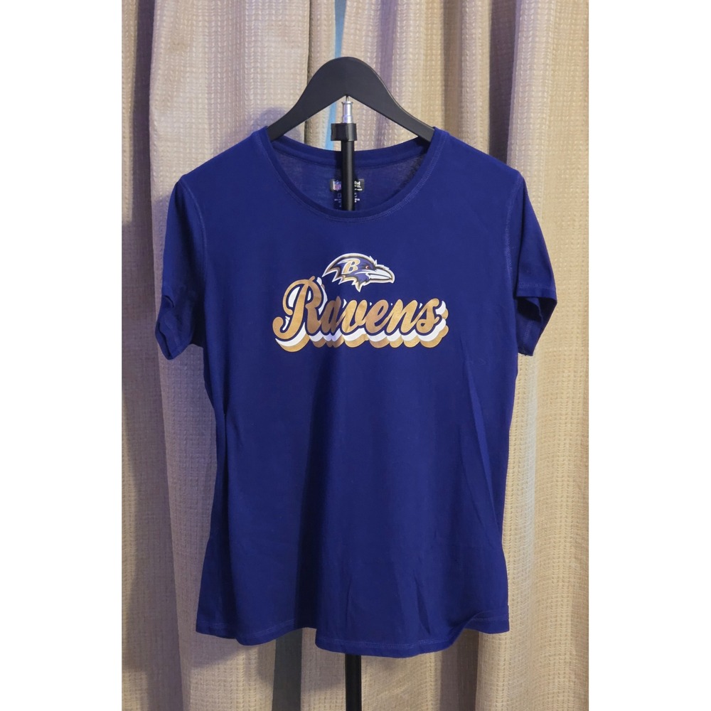 NFL Team Apparel Baltimore Ravens Graphic Short Sleeve T-Shirt Women's Size XL